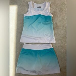 Fila White and Gray Swimwear